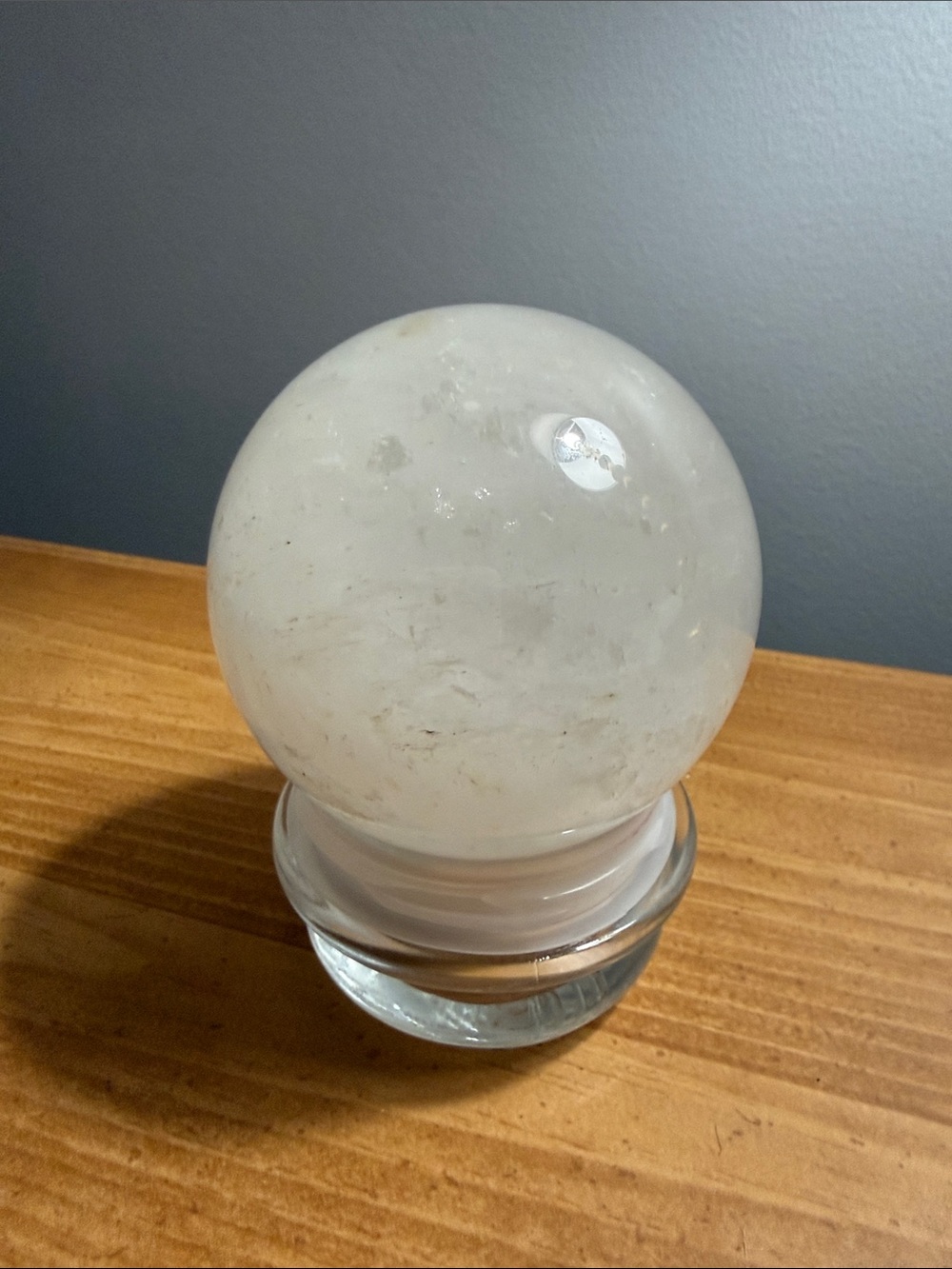 Milky Quartz Crystal Ball